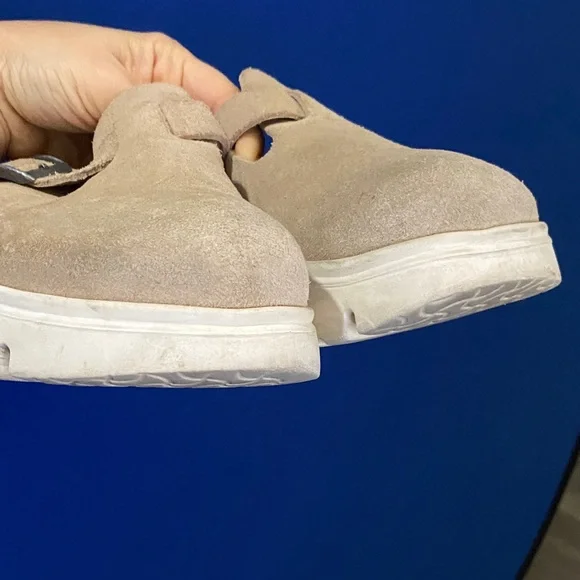 Papillio Birkenstock Cream Sole Clogs - Picture 4 of 7